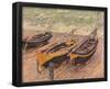 Claude Monet (Barken of Etretat (Three fishing boats)) Art Poster Print-null-Framed Poster