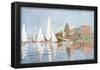 Claude Monet (Boats At Argenteuil) Art Print Poster-null-Framed Poster