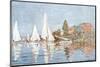 Claude Monet (Boats At Argenteuil) Art Print Poster-null-Mounted Poster