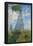 Claude Monet (Camille Monet and son Jean on the hill) Art Poster Print-null-Framed Poster