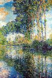 Haystacks (Pencil on Paper) (B/W Photo)-Claude Monet-Giclee Print