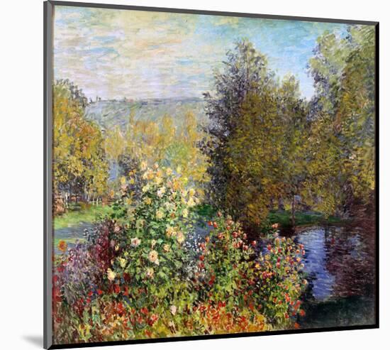 Claude Monet (Corner of the Garden at Montgeron) Art Poster Print-null-Mounted Poster