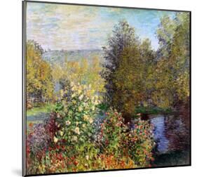 Claude Monet (Corner of the Garden at Montgeron) Art Poster Print-null-Mounted Poster
