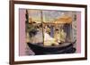 Claude Monet Dans Son Bateau Atelier-Edouard Manet-Framed Premium Giclee Print