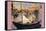 Claude Monet Dans Son Bateau Atelier-Edouard Manet-Framed Stretched Canvas