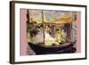 Claude Monet Dans Son Bateau Atelier-Edouard Manet-Framed Art Print