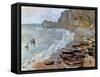 Claude Monet: Etretat, 1883-Claude Monet-Framed Stretched Canvas