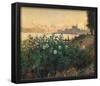 Claude Monet (Flowering Riverbank, Argenteuil) Art Poster Print-null-Framed Poster