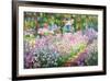 Claude Monet (Garden at Giverny)-null-Framed Art Print