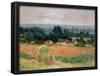 Claude Monet (Haystack Near Giverny) Art Poster Print-null-Framed Poster