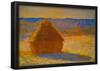 Claude Monet Haystacks in Snow 2 Art Print Poster-null-Framed Poster