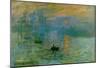 Claude Monet Impression Sunrise 1872 Art Poster Print-Claude Monet-Mounted Poster