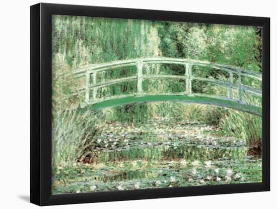 Claude Monet (Japanese Bridge at Giverny) Art Print Poster-null-Framed Poster