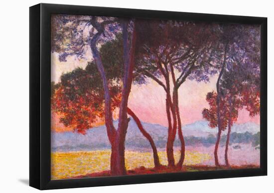 Claude Monet Juan Les Pins Art Print Poster-null-Framed Poster