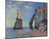 Claude Monet (L'Aiguille and the Porte D'Eval, Etretat) Art Poster Print-null-Mounted Poster