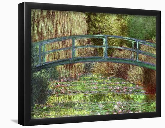 Claude Monet Le Pont Japonais Japanese Bridge at Giverny Art Print Poster-null-Framed Poster