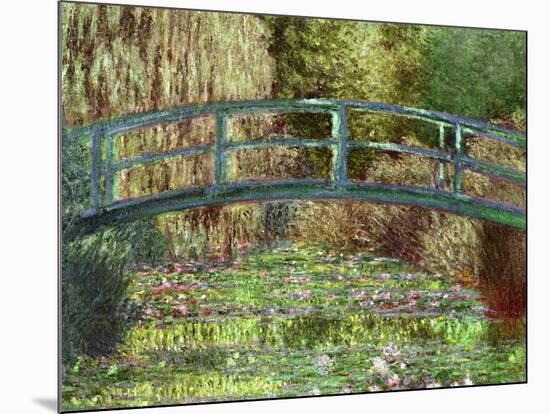 Claude Monet Le Pont Japonais Japanese Bridge at Giverny Art Print Poster-null-Mounted Poster