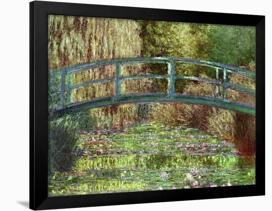 Claude Monet Le Pont Japonais Japanese Bridge at Giverny Art Print Poster-null-Framed Poster