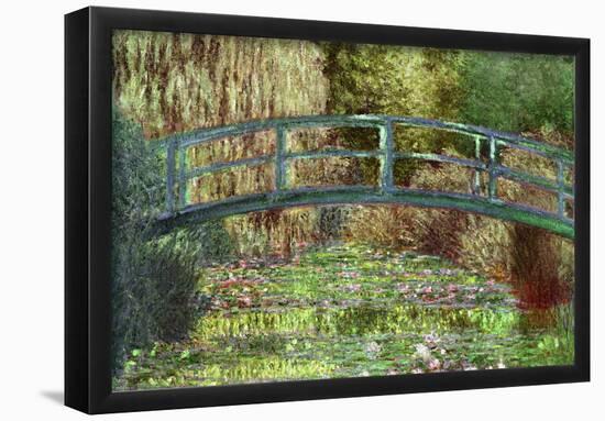 Claude Monet Le Pont Japonais Japanese Bridge Giverny Art Print Poster-null-Framed Poster