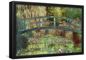 Claude Monet Le Pont Japonais Japanese Bridge Giverny Art Print Poster-null-Framed Poster