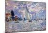 Claude Monet Les Barques Art Print Poster-null-Mounted Poster