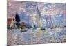 Claude Monet Les Barques-Claude Monet-Mounted Art Print