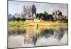 Claude Monet Monet's Garden in Vetheuil Art Print Poster-null-Mounted Poster