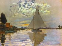 Sailing at Argenteuil, c.1874-Claude Monet-Giclee Print
