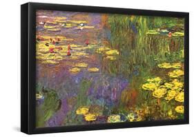 Claude Monet (Nymphéas (water lily)) Art Poster Print-null-Framed Poster