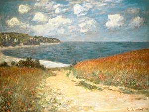 Path Through the Corn at Pourville, c.1882 by Claude Monet