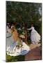 Claude Monet Picnic Art Print Poster-null-Mounted Poster