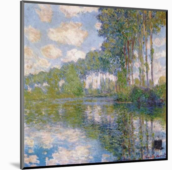 Claude Monet (Poplars on Epte) Art Poster Print-null-Mounted Poster