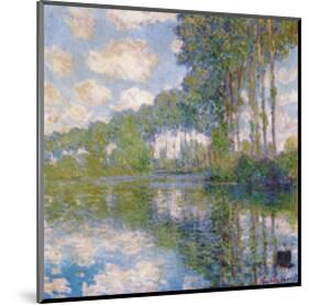 Claude Monet (Poplars on Epte) Art Poster Print-null-Mounted Poster
