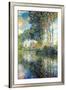 Claude Monet Poplars on the Epte-Claude Monet-Framed Art Print