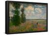 Claude Monet Poppy Field Argenteuil Art Print Poster-null-Framed Poster