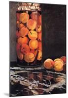 Claude Monet Pot of Peaches Art Print Poster-null-Mounted Poster