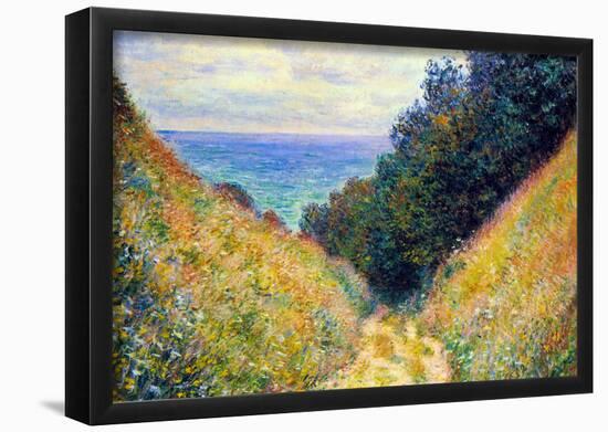 Claude Monet Pourville #1 Art Print Poster-null-Framed Poster