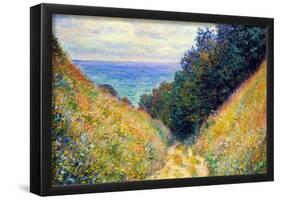 Claude Monet Pourville #1 Art Print Poster-null-Framed Poster