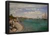 Claude Monet Regatta at Saint-Adresse Art Print Poster-null-Framed Poster
