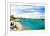 Claude Monet Regatta at Saint Adresse-null-Framed Art Print