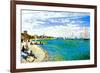 Claude Monet Regatta at Saint Adresse-null-Framed Art Print