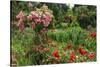 Claude Monet's Garden in Giverny, Department of Eure, Upper Normandy, France-null-Stretched Canvas