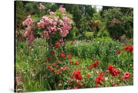 Claude Monet's Garden in Giverny, Department of Eure, Upper Normandy, France-null-Stretched Canvas