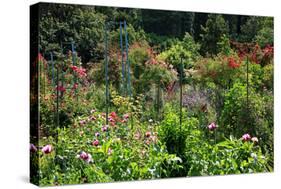 Claude Monet's Garden in Giverny, Department of Eure, Upper Normandy, France-null-Stretched Canvas