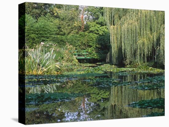 Claude Monet's Garden Pond in Giverny, France-Charles Sleicher-Stretched Canvas