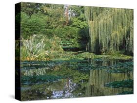 Claude Monet's Garden Pond in Giverny, France-Charles Sleicher-Stretched Canvas