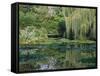 Claude Monet's Garden Pond in Giverny, France-Charles Sleicher-Framed Stretched Canvas