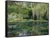 Claude Monet's Garden Pond in Giverny, France-Charles Sleicher-Framed Stretched Canvas