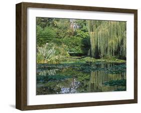 Claude Monet's Garden Pond in Giverny, France-Charles Sleicher-Framed Premium Photographic Print