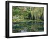 Claude Monet's Garden Pond in Giverny, France-Charles Sleicher-Framed Premium Photographic Print